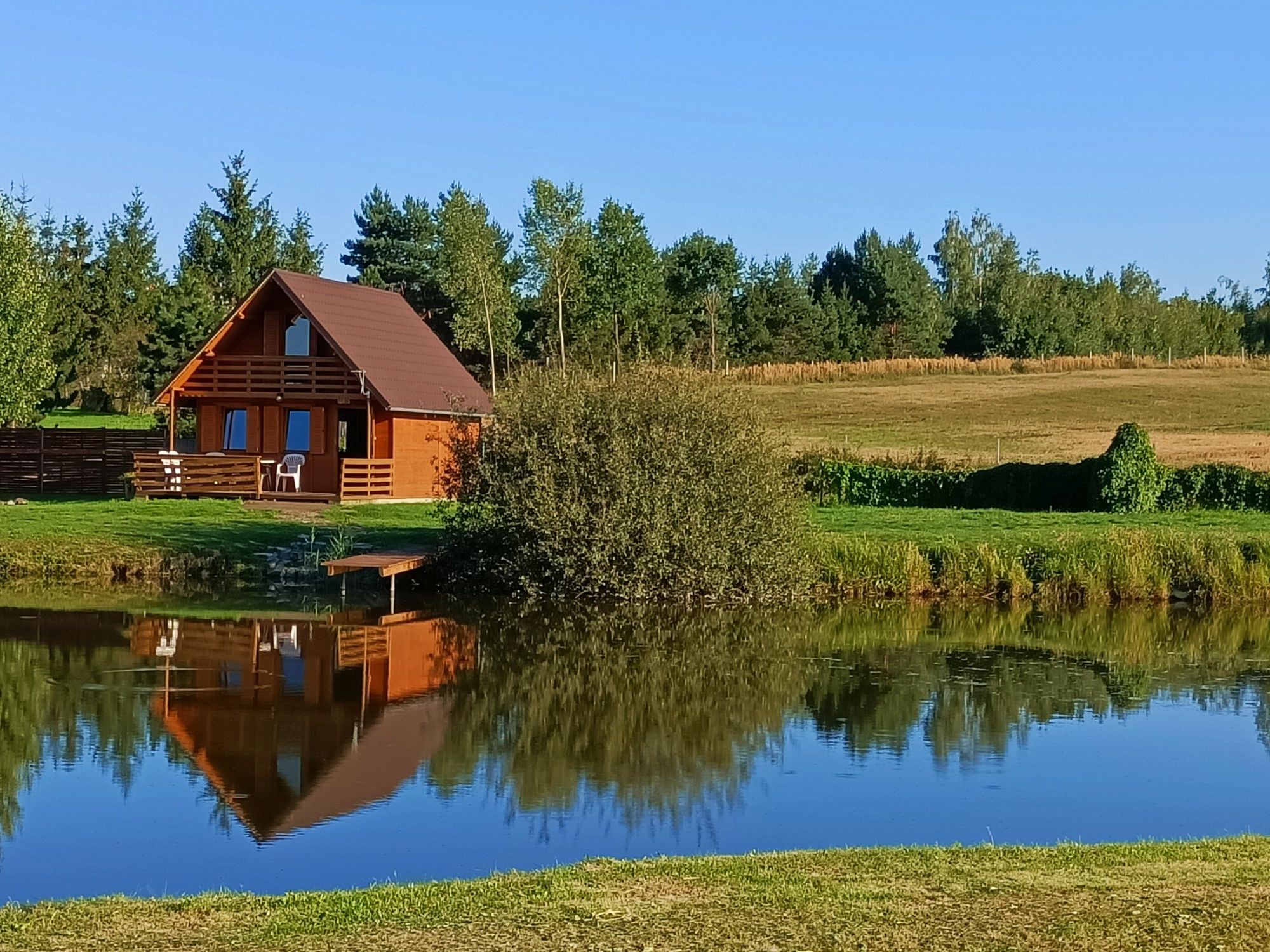 Domek w górach nad stawami darmowe wędkowanie