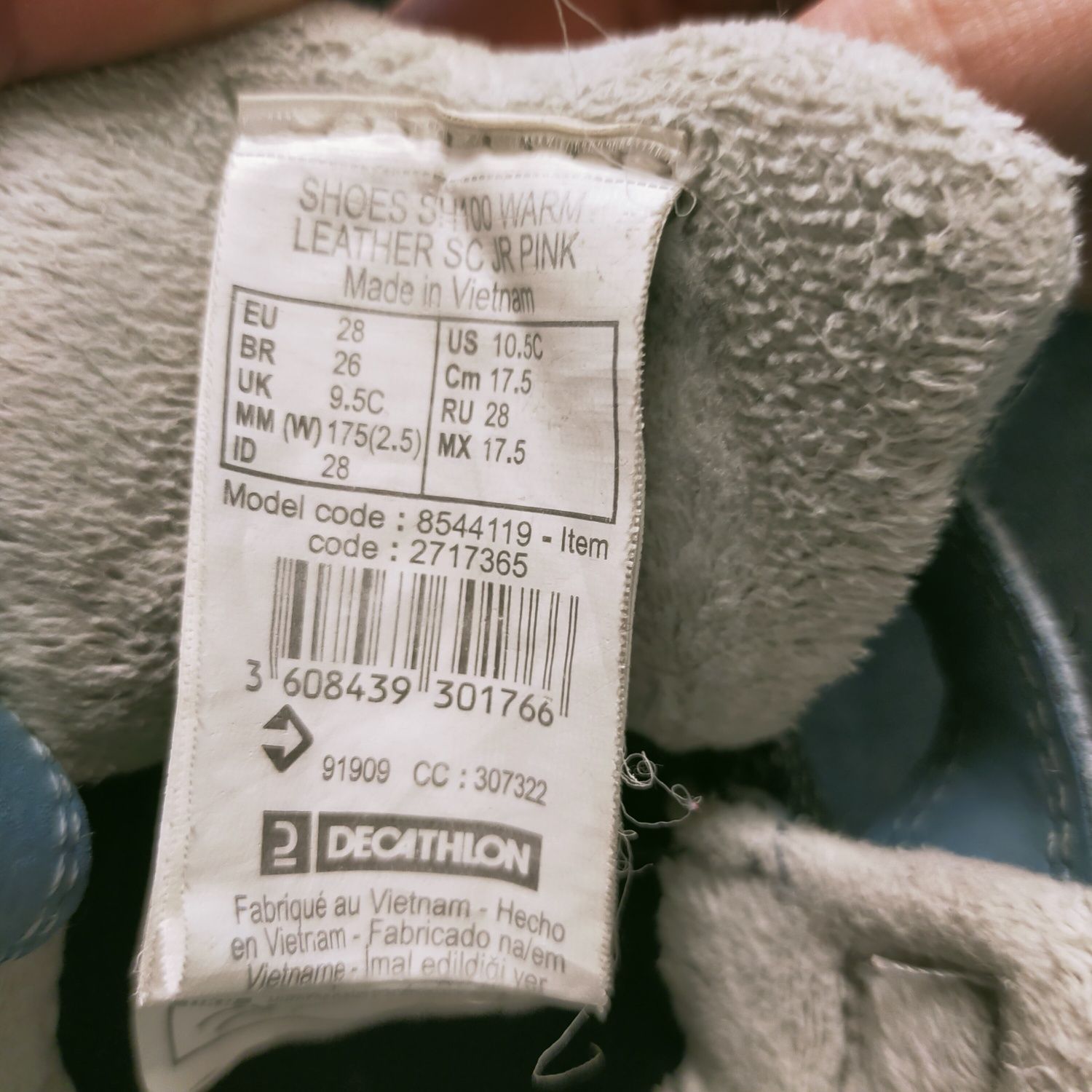 Decathlon Buty turystyczne dla dzieci skórzane Quechua SH100 Warm wodo