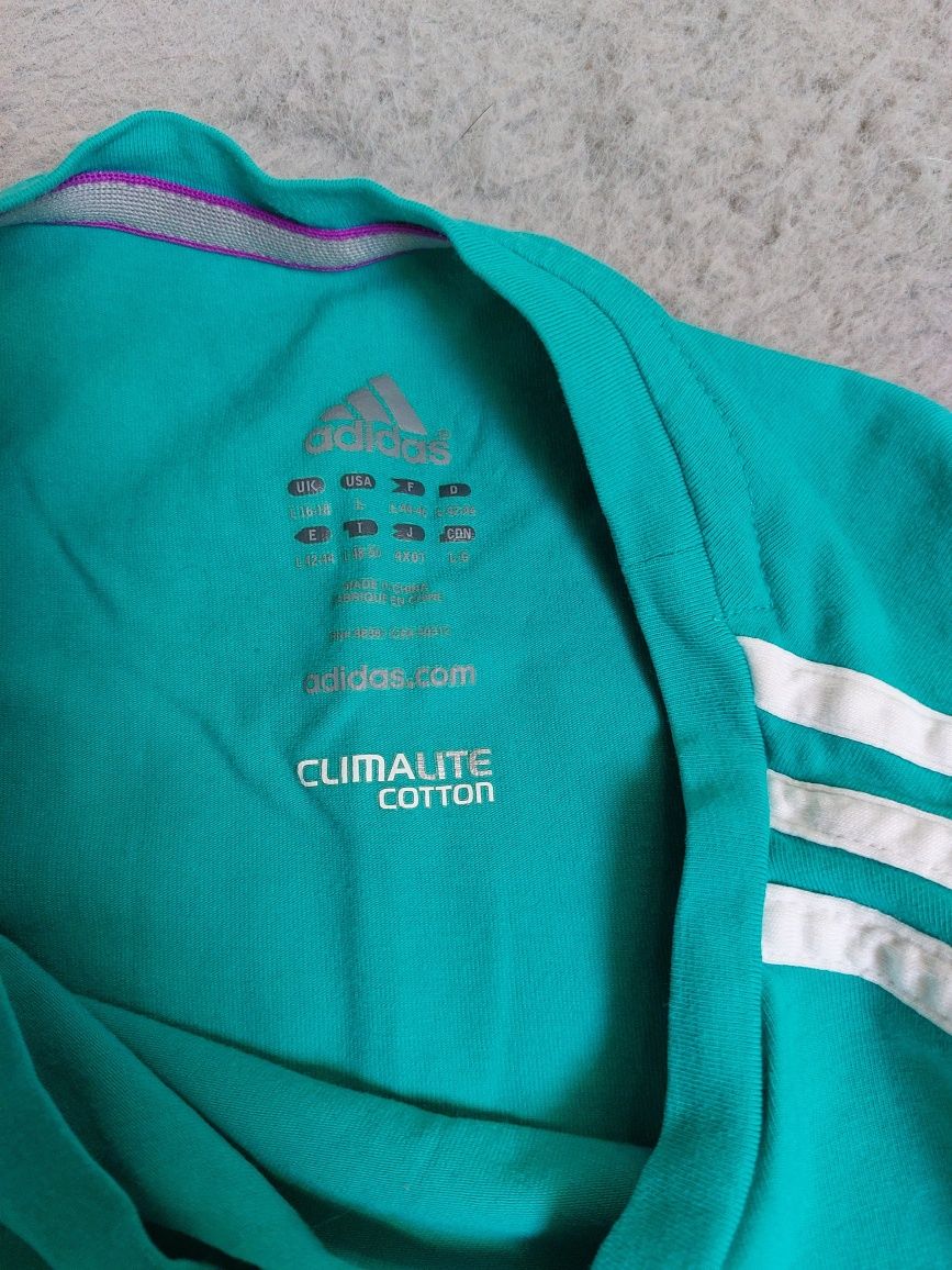 Bluzka sportowa Adidas L Climalite Cotton