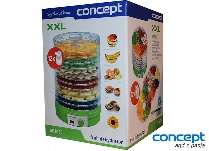 SUSZARKA 12 SIT DUŻA Spożywcza do Grzybów Owoców Mięsa 245 W Na Grzyby