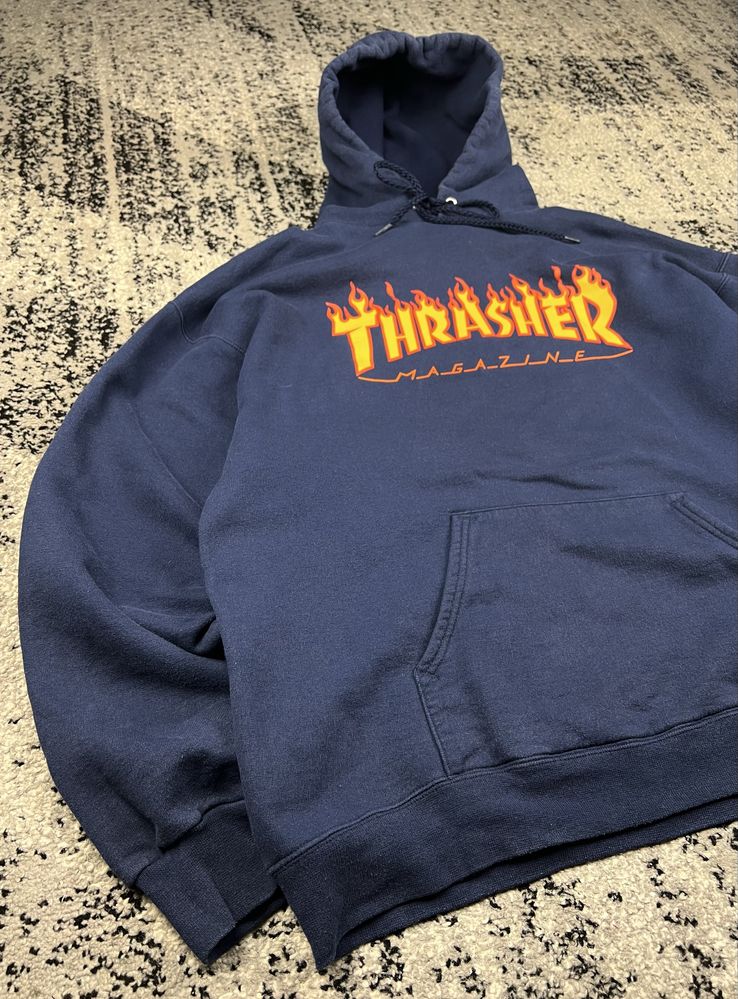 Худи Thrasher Кофта Свитшот sk8 y2k зипка Rap