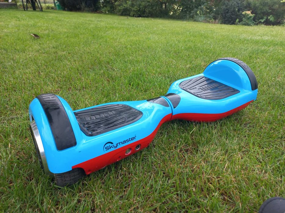 Elektryczna deskorolka Skymaster WHEELS 6.5 SMART Niebiesko-czerwony
