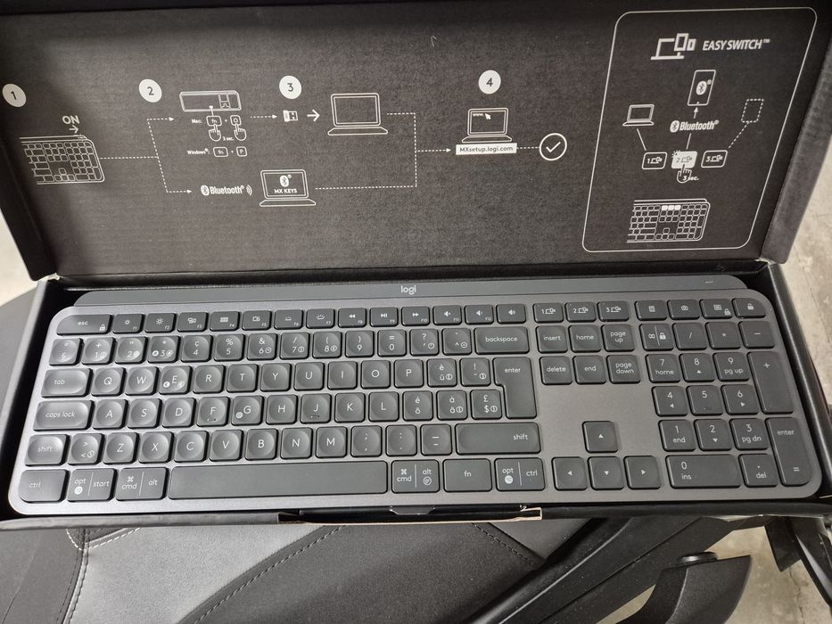 Klawiatura Klawiatura Logitech MX KeysS Plus Grafitowy