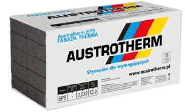 Austrotherm eps styropian fasada THERMA 033 cena za op.