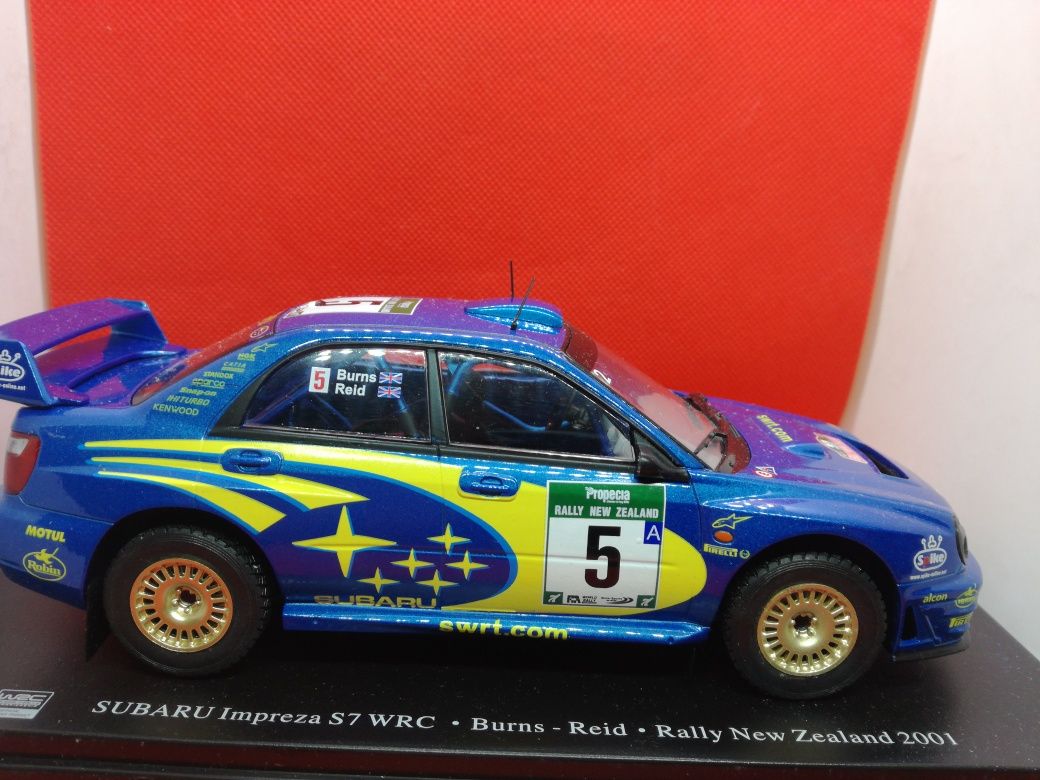 N86 Miniaturas de carros de Rally como novas escalas 1/18 e 1/24