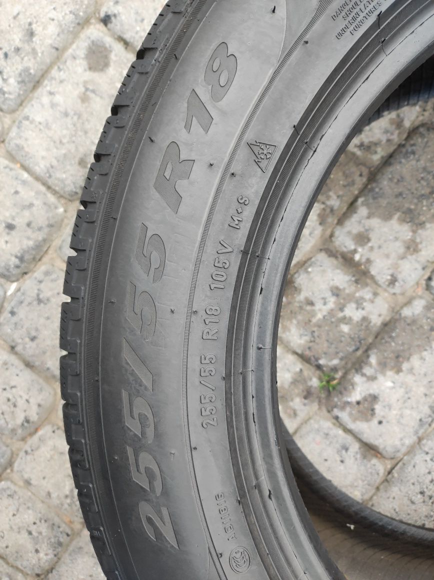 255.55.18 Dwie Opony Pirelli Scorpion Winter dot 2020