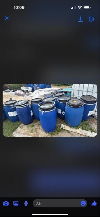 Bidoes com tampa e ar