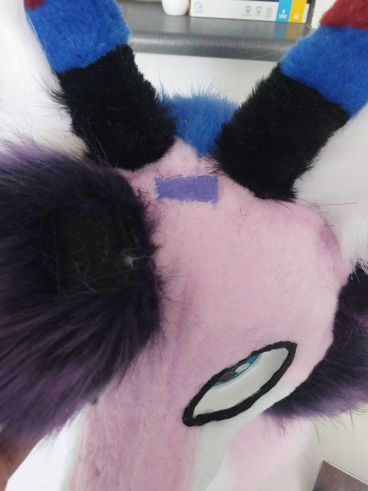 Fursuit lis różowy nowy