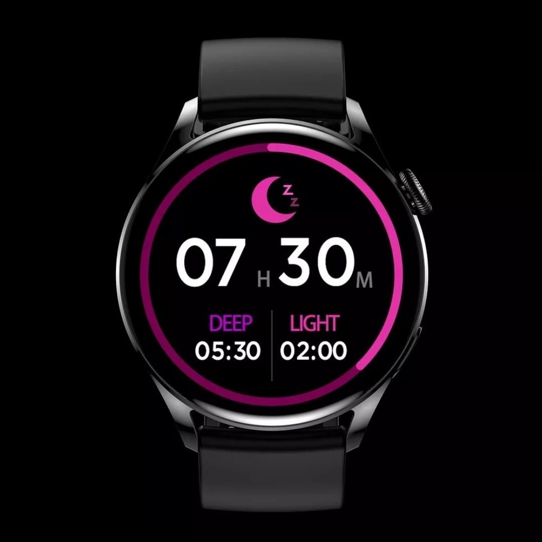 Smartwatch Zegarek Rozmowy Ekg 2 Paski Pl Menu O2 - Czarny