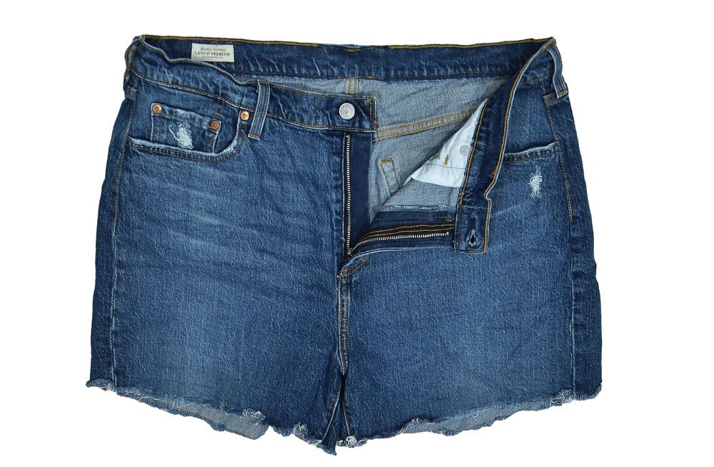 Levis 501 Damskie Spodenki Jeansowe Szorty 18W