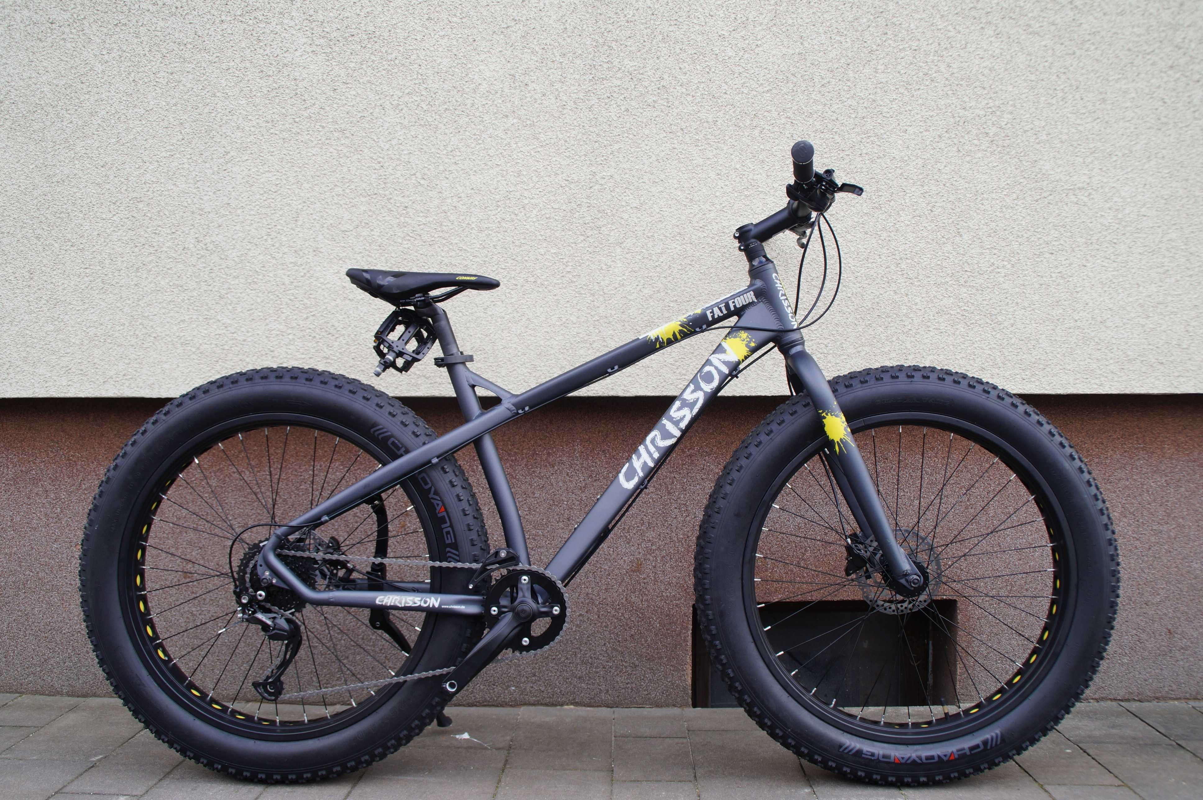 Rower Fatbike rama aluminiowa tarcze hydraulika Lekki