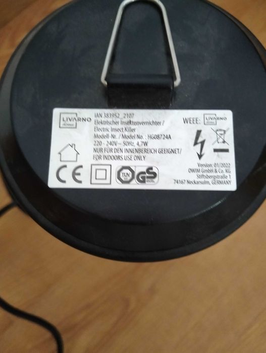 Anti insetos elétrico