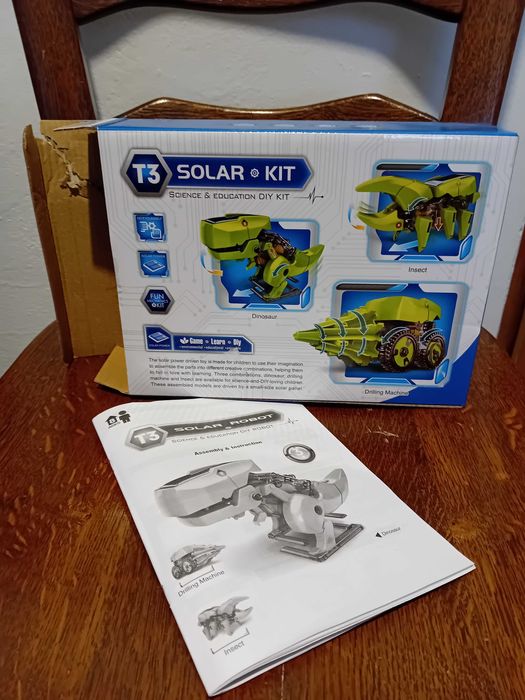 zabawka solar knit 3 w 1 solarna do składania ruchoma w słońcu +gratis