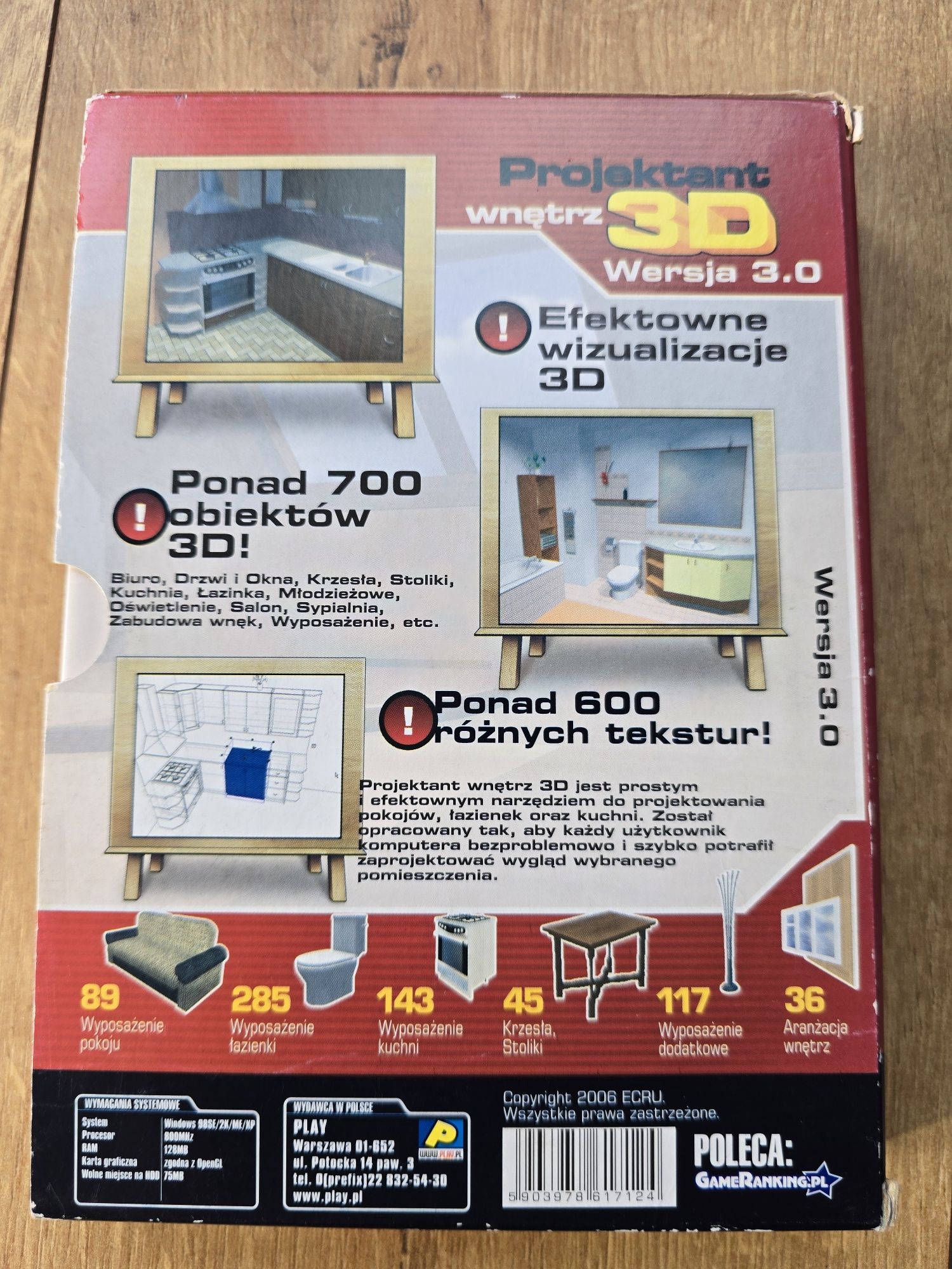 Projektant 3D, program