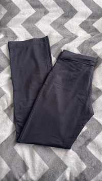 Adidas spodnie dresowe luzne grafit szare prosta nogawka XL/42