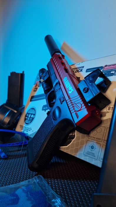 Glock Arma Orbeez/Gel Elétrica (Novo)