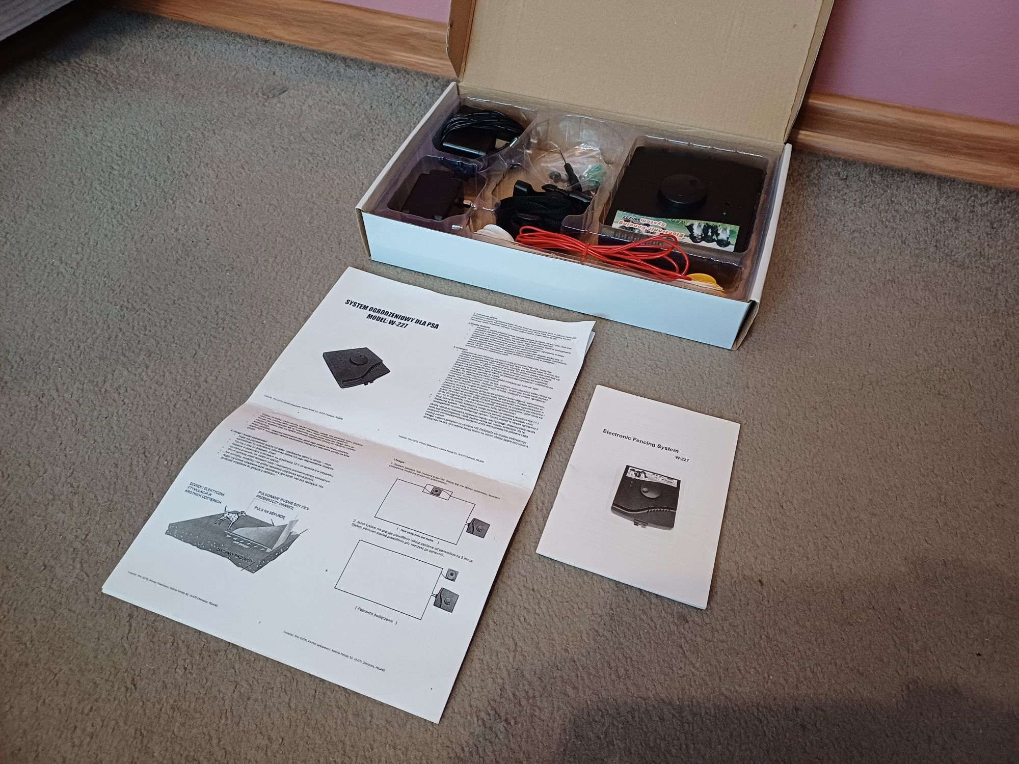 System ogrodzenia dla psa W-227