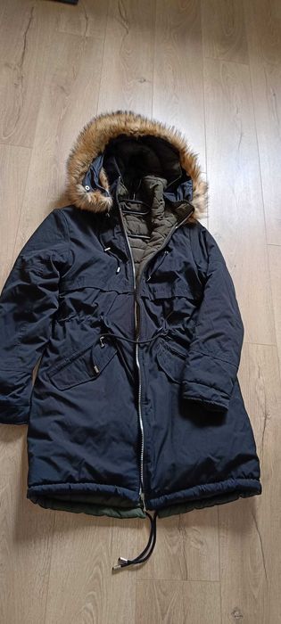Kurtka parka dwustronna nowa