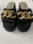Buty damskie, klapki, Carinii, czarne
