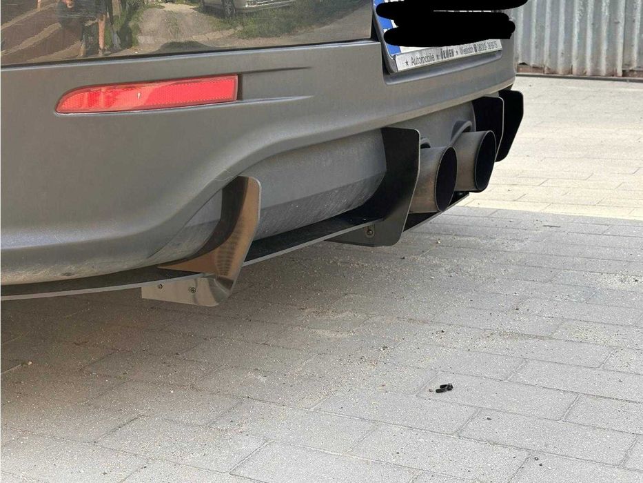 Dyfuzor Tylny VW Golf 5 V R32 Czarny Połysk Nakładka dyfuzora