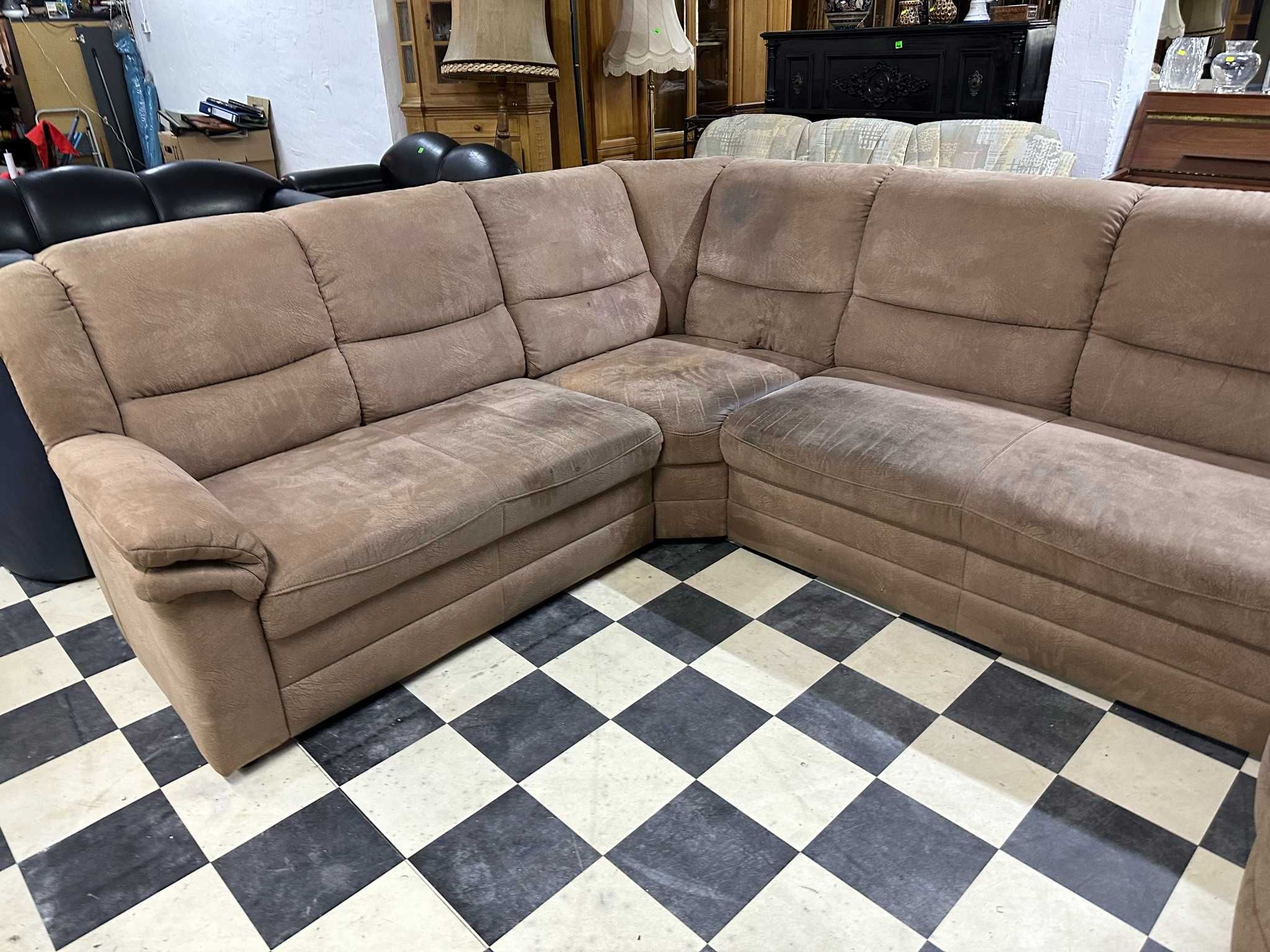 Narożnik do salonu | Rogówka sofa z Niemiec DOWÓŻ DO DOMU