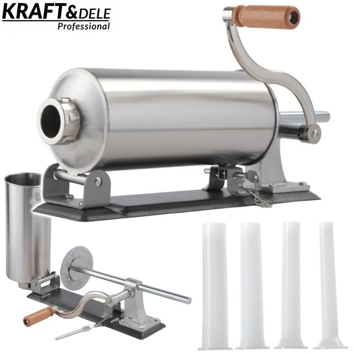 KRAFT&DELE Maszynka Do Nadziewania Nadziewarka Do Kiełbas 3kg KD4130