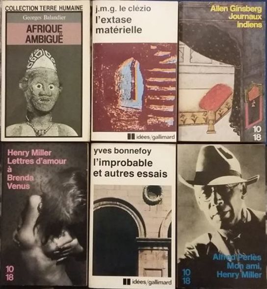 Literatura: Artaud/ Breytenbach/ Chatwin/ F. Capra/ Rimbaud/ Miller/