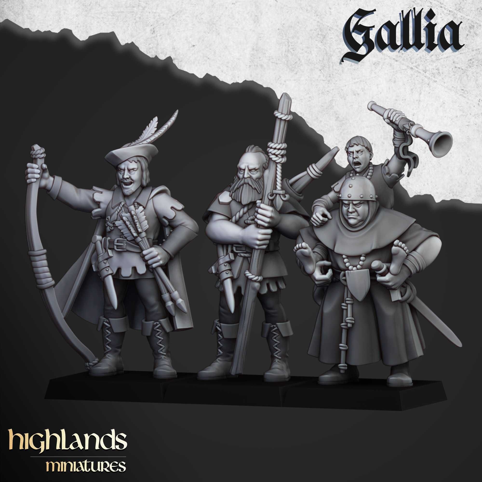 Robin Hood and the Sherwood Archers - ToW AoS WFB Highlands x10