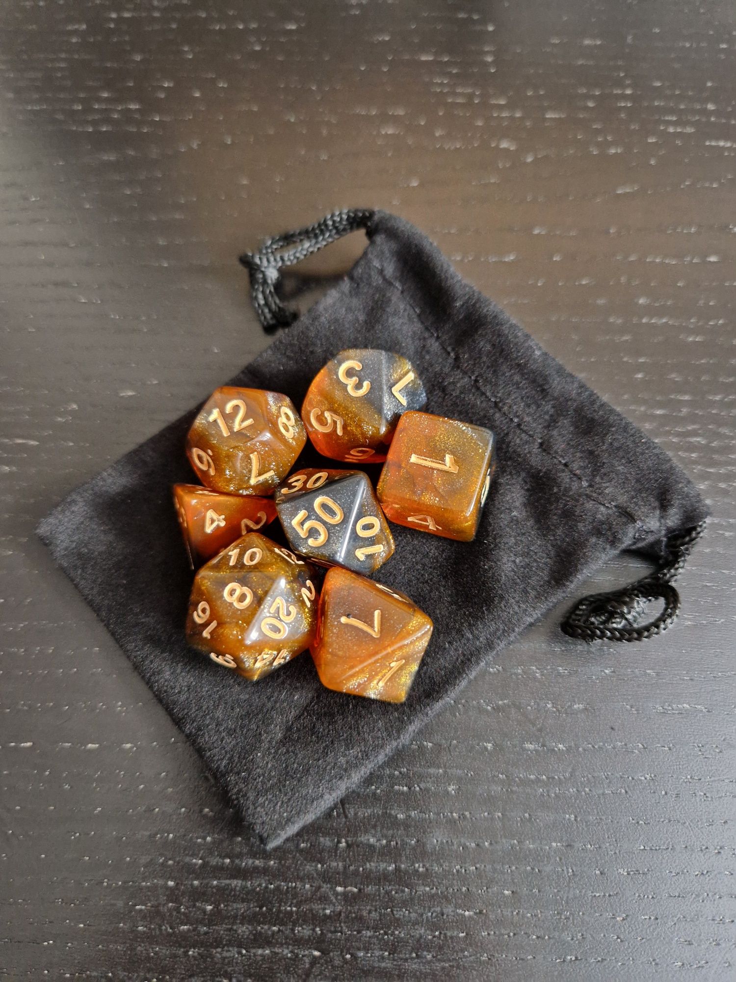 Kostki do gry RPG - 4, 6, 8, 10, 12, 20, 100