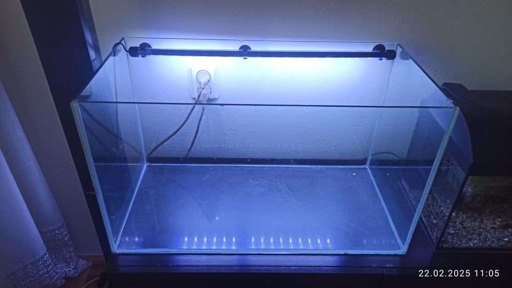 Lampa LED do akwarium biało niebieska 63cm