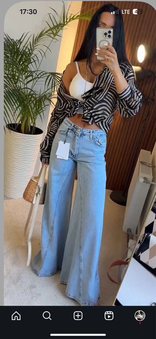 Джинси клеш