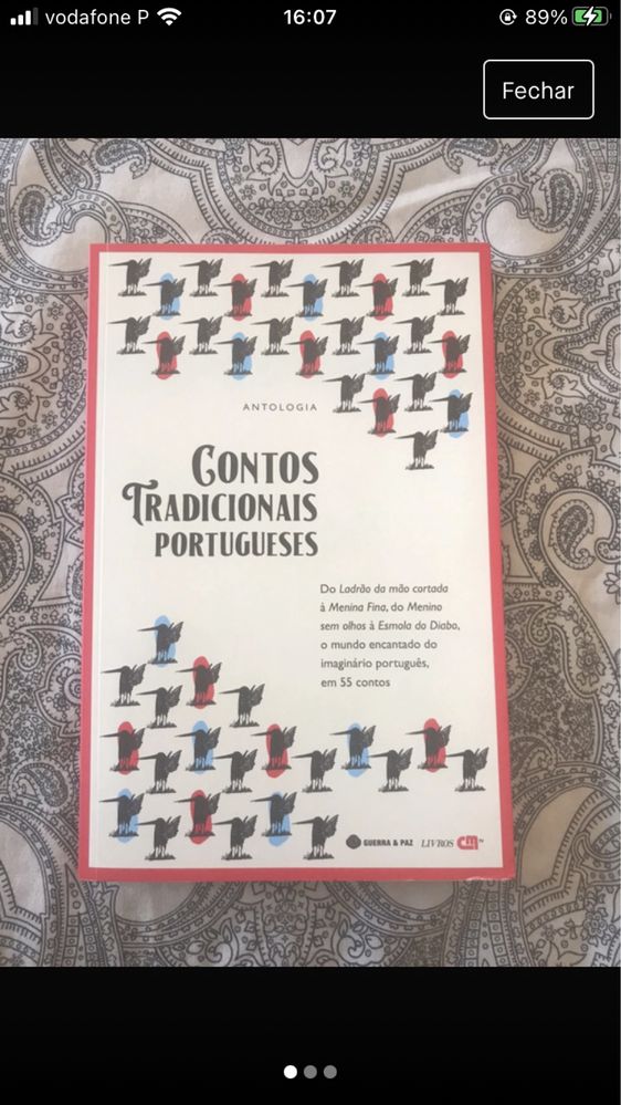livro “Contos Tradicionais Portugueses”