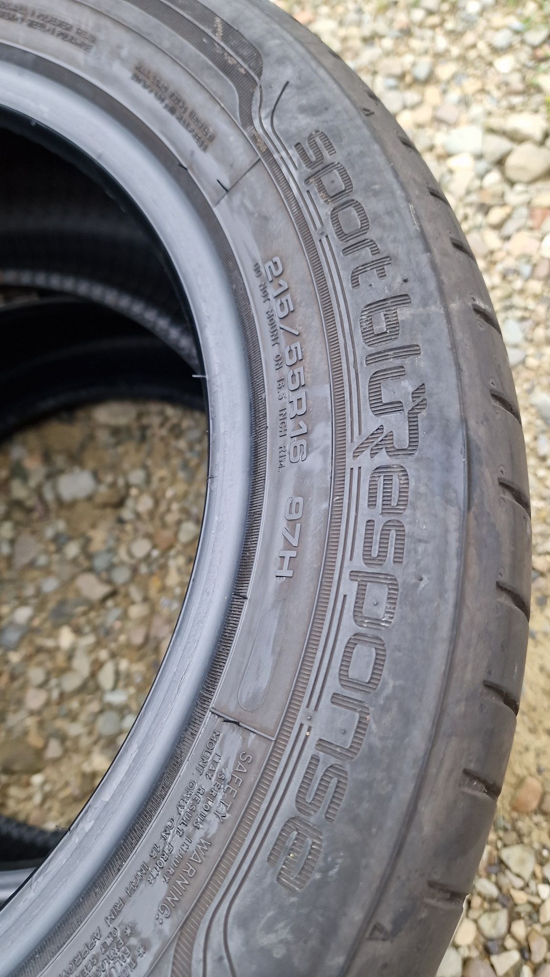 Opony 215/55R16 Dunlop Sport. Lato. IDEALNE ! Wysyłamy