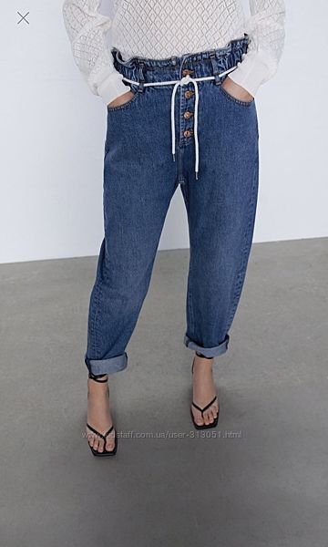 Джинсы Зара Z1975 BAGGY JEANS (6751/021)