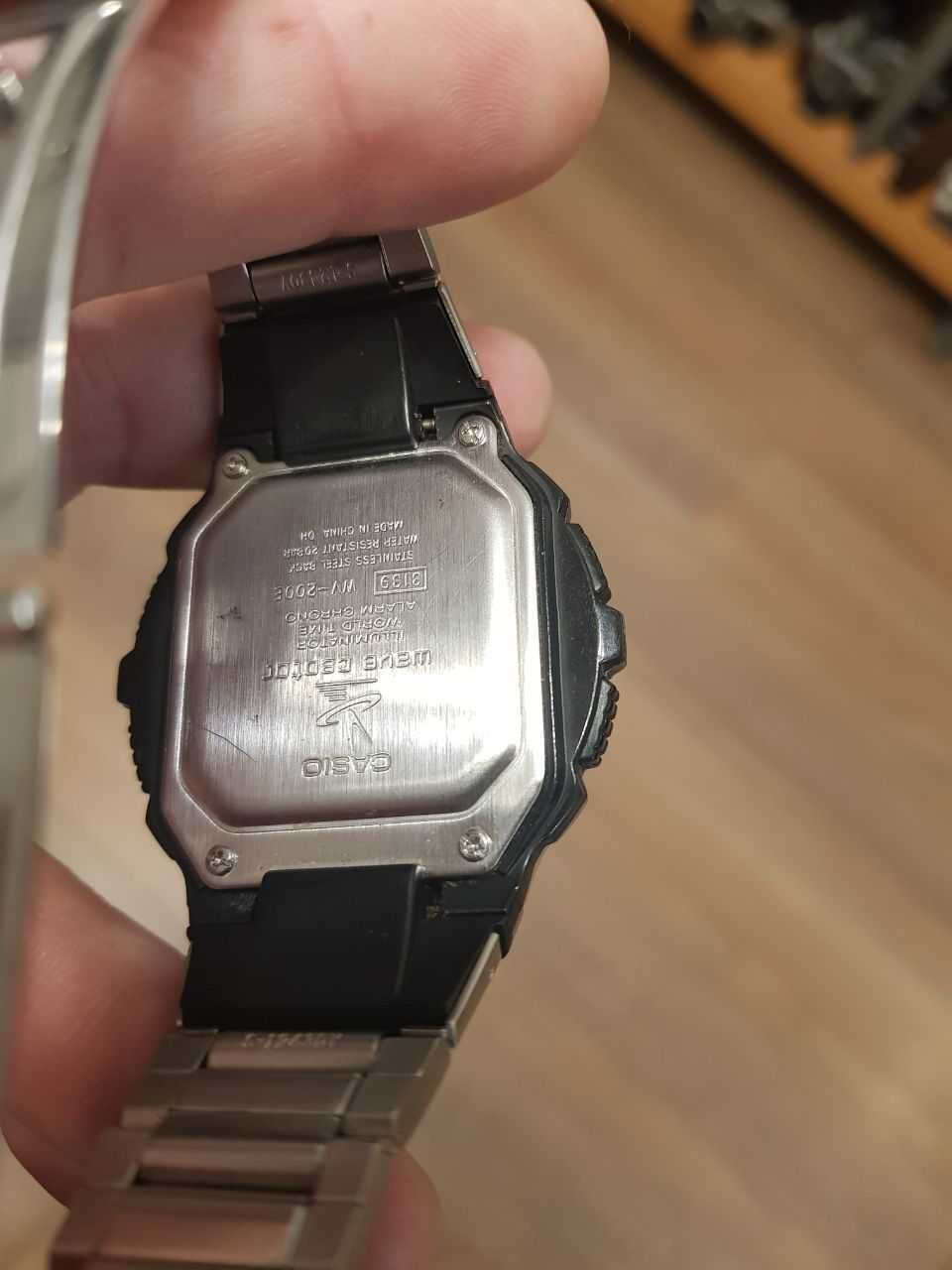 Zegarek Casio Wave Ceptor WV-200E Radio Control, bransoleta stalowa