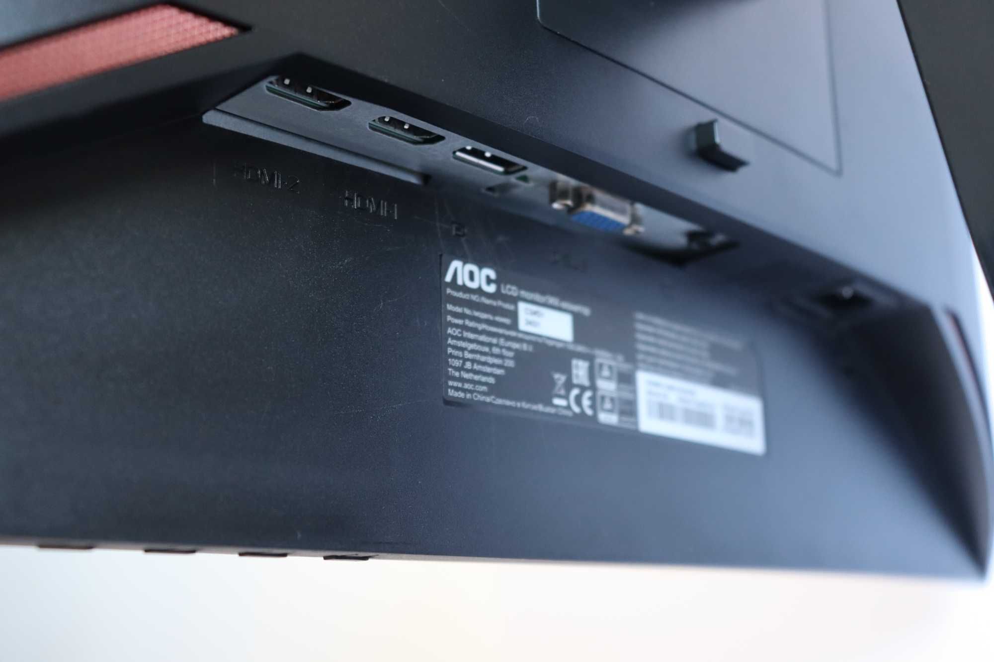 Monitor AOC C24G1 144Hz — Experiência de Jogo Imersiva com Curvatura!
