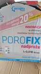 Porofix nadproże, izolacja termiczna, eliminacja mostków termicznych