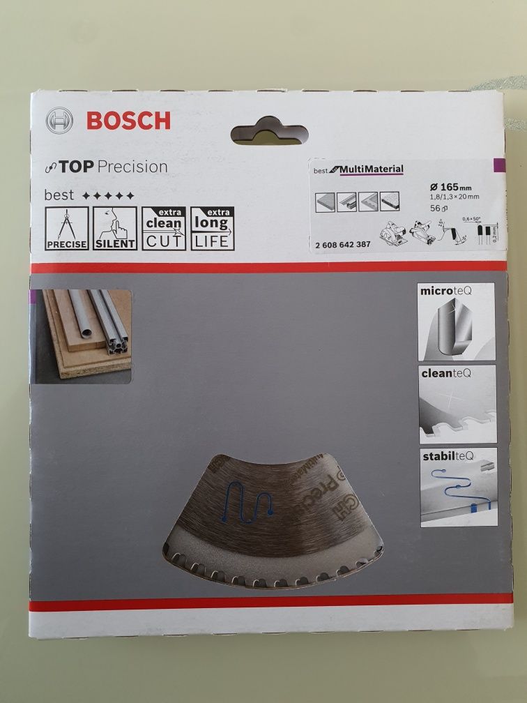 Пильный диск Bosch 165x20x56T MULTI TOP, 2608642387