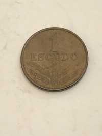 Moeda 1 Escudo Bronze 1973