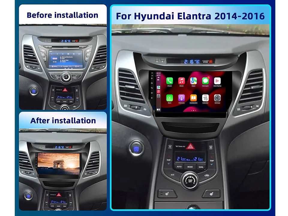 Radio samochodowe Android Hyundai Elantra (9") 2014.-2016