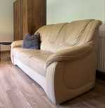 Kanapa sofa skórzana skóra naturalna trzyosobowa