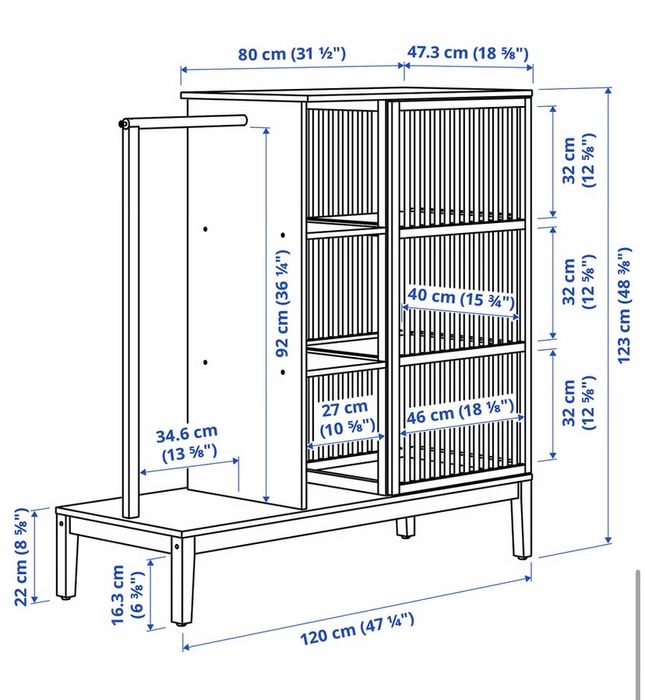 Móvel bambu IKEA