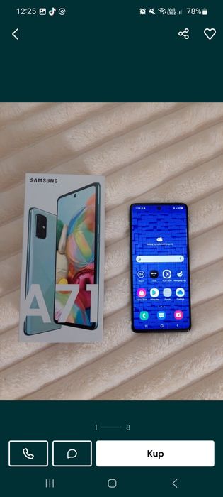 Samsung A -71 w dobrym stanie wszystko działa