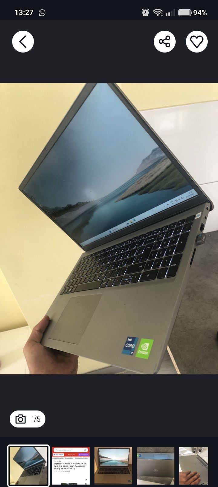 Notebook DELL Vostro 3530
