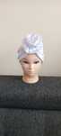 Nowy biały turban jak looks by luks