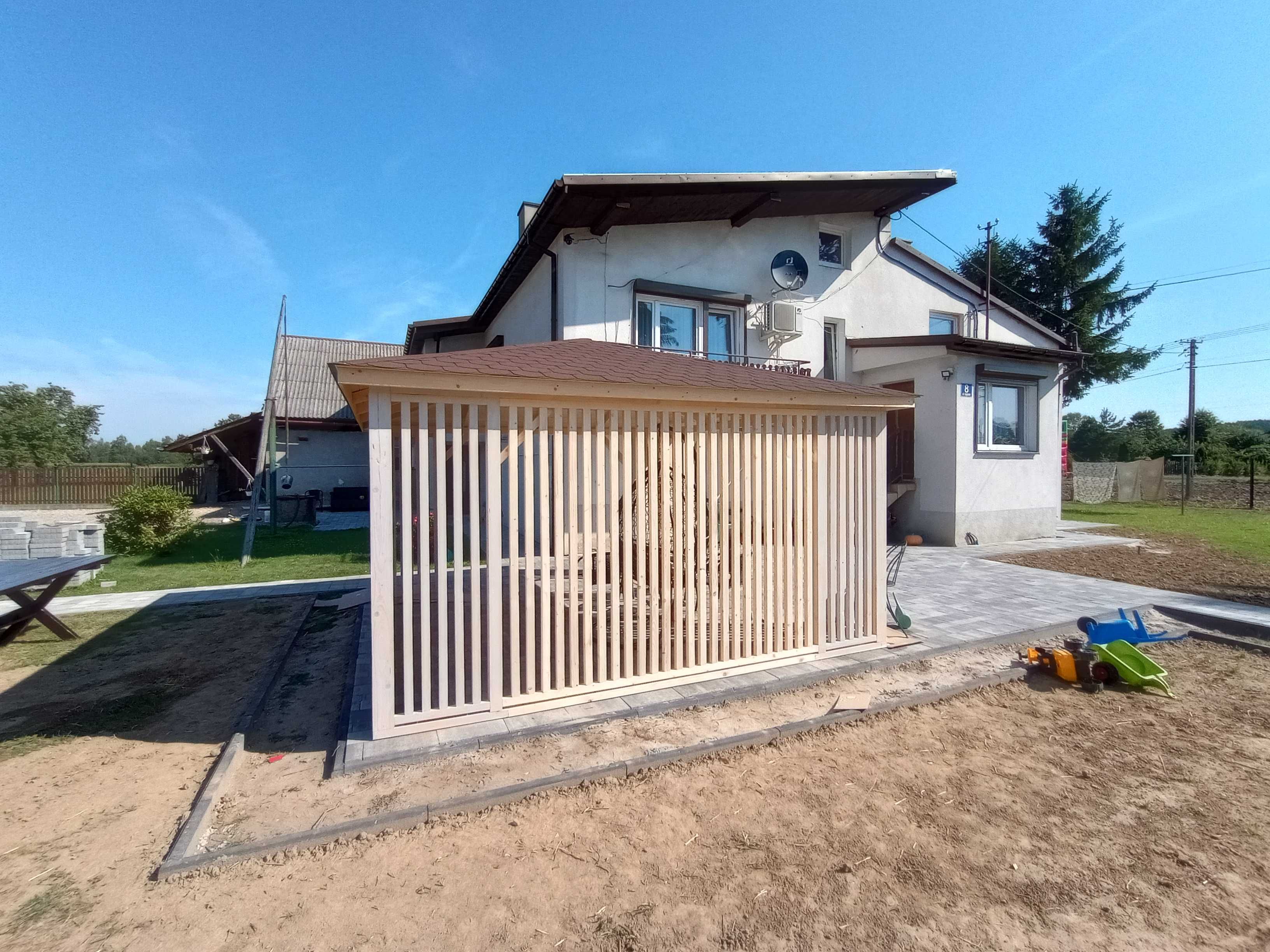 Altana Kwadrat 3.5x3.5 z montażem ( Inne wymiary, wzory! )