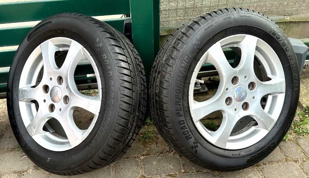 4 koła letnie oryginalne alu FORD 195/65 R15