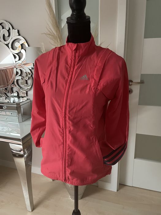 Adidas clima kurtka + kamizelka różowa M
