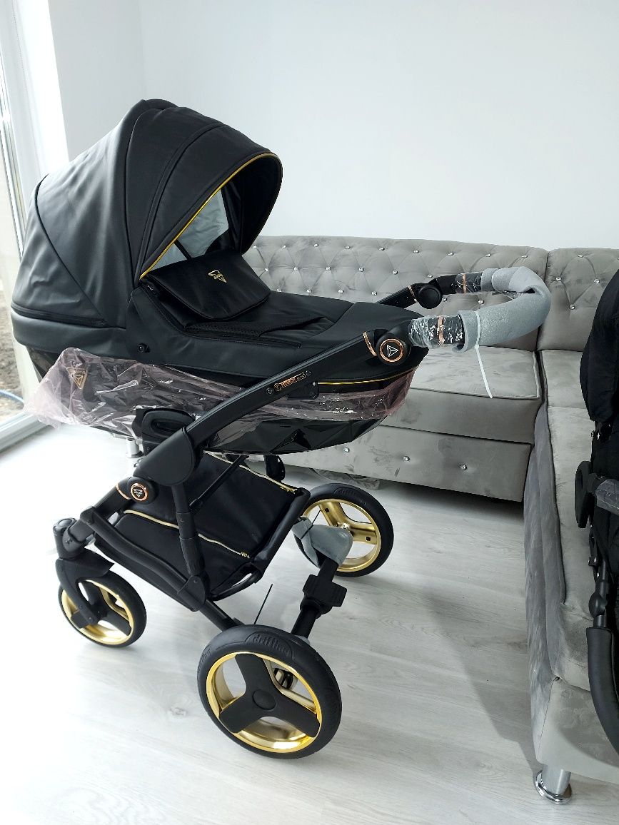 Wozek 2w1 3w1 junama diamond fluo line Nowy wysyłka ekoskóra