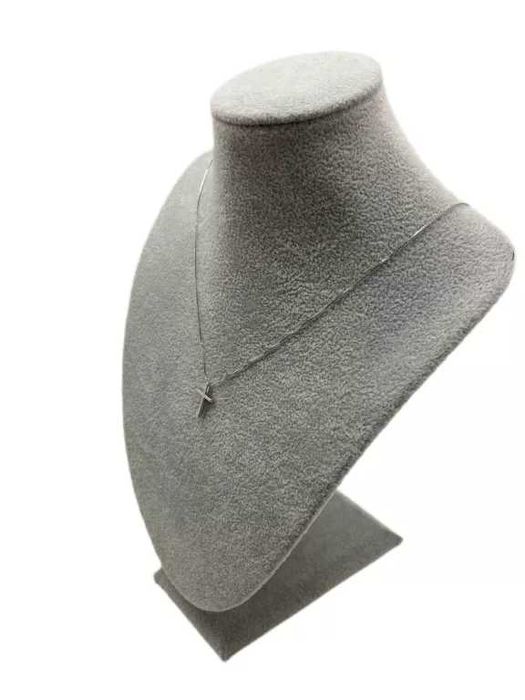 Piękny Srebrny Łańcuszek z Krzyżykiem 1,61G P,925